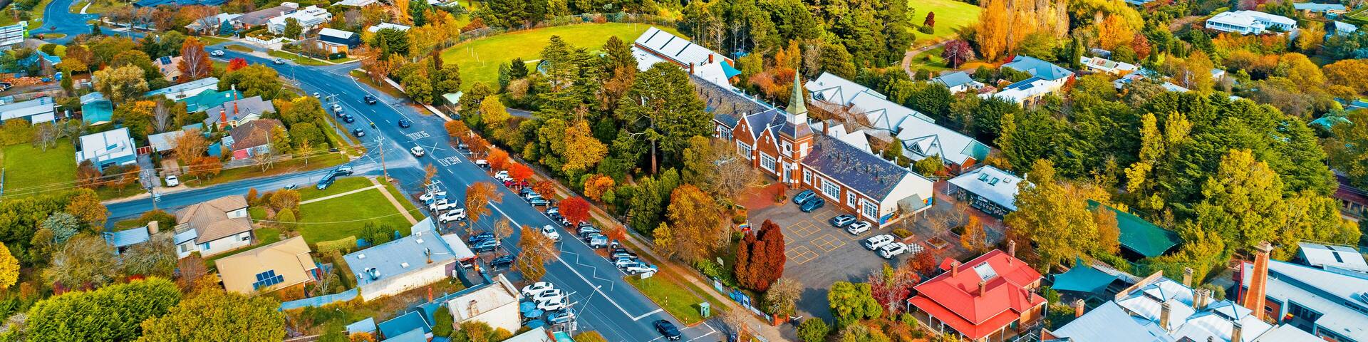 Exploring Daylesford in Victoria. Breathtaking views of Lake Daylesford and Hepburn Regional Park.