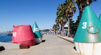 The Geelong Waterfront is a tourist and recreation area on the north facing shores of Corio Bay. The area was once part of the Port of Geelong.