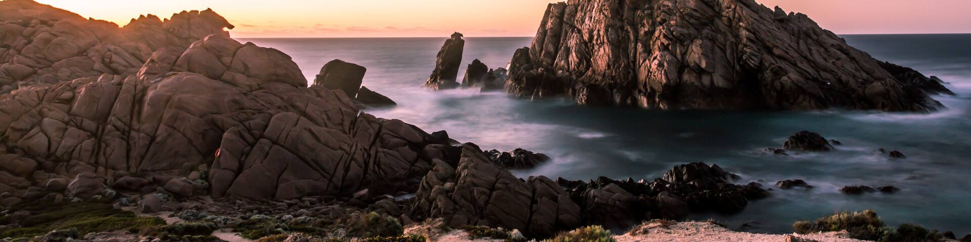 Sunset Sugarloaf Rock