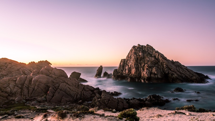 Sunset Sugarloaf Rock
