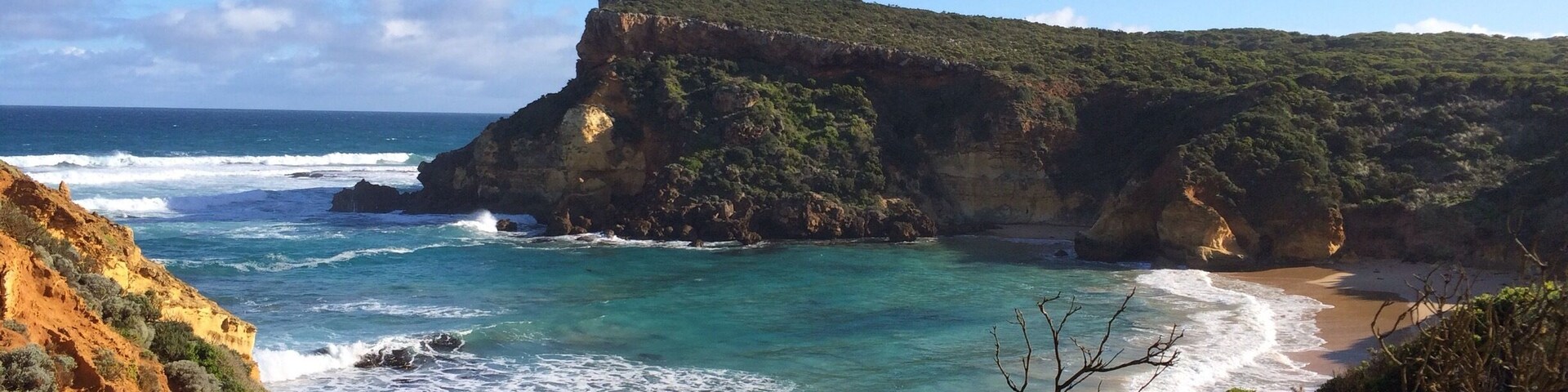 "Childers Cove" on the shipwrecked coast of Victoria, Australia.
A worthy diversion off the #GreatOceanRoad east of Warrnambool.
Steps take one down onto the beach, a great place for #hiking or just being alive!
#roadtrip
#iPhoneonly
#waterlust
Easy #weekendgetaway, no crowds as well off the beaten track!
Shades of natural #blue.
#BestOf5