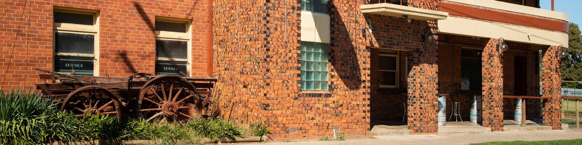 St James which includes heritage elements and signage