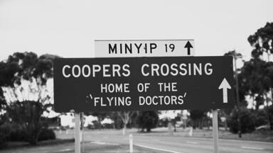 On my way to "Coopers Crossing", the home of The Flying Doctors.
Coopers Crossing is only a fictional town and the real name of the town is Minyip. It is located in Victoria, Australia. Definitely worth a visit of you are a fan of The Flying Doctors.