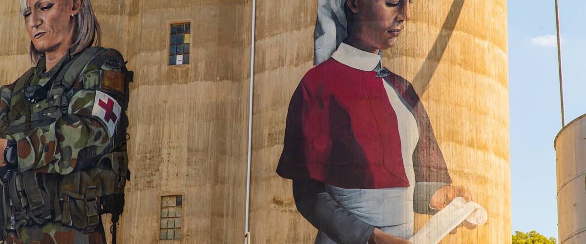 Devenish featuring outdoor art