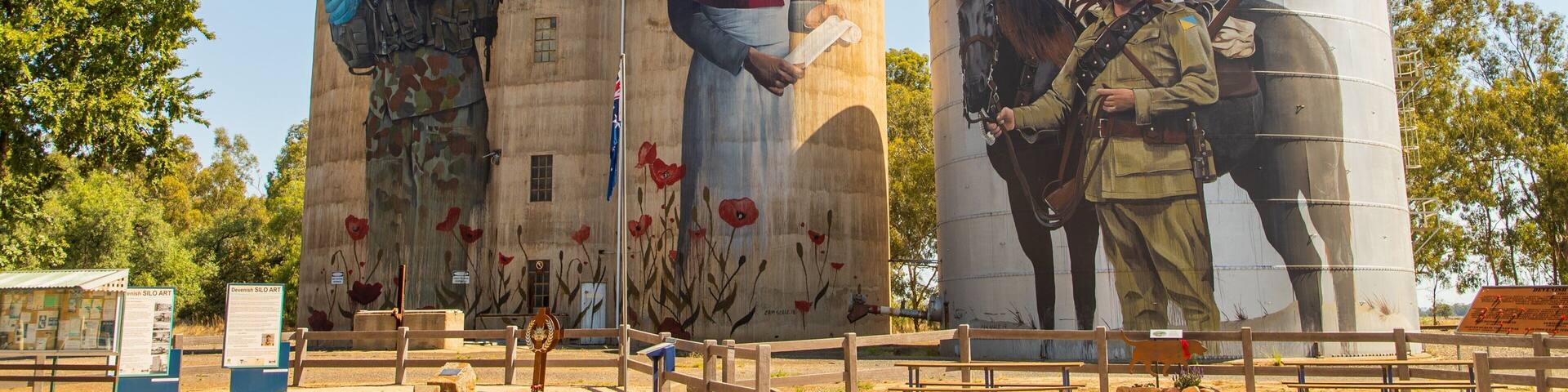 Devenish featuring outdoor art