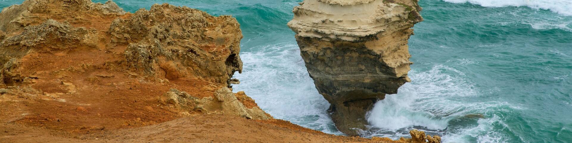 Nullawarre which includes general coastal views and rocky coastline