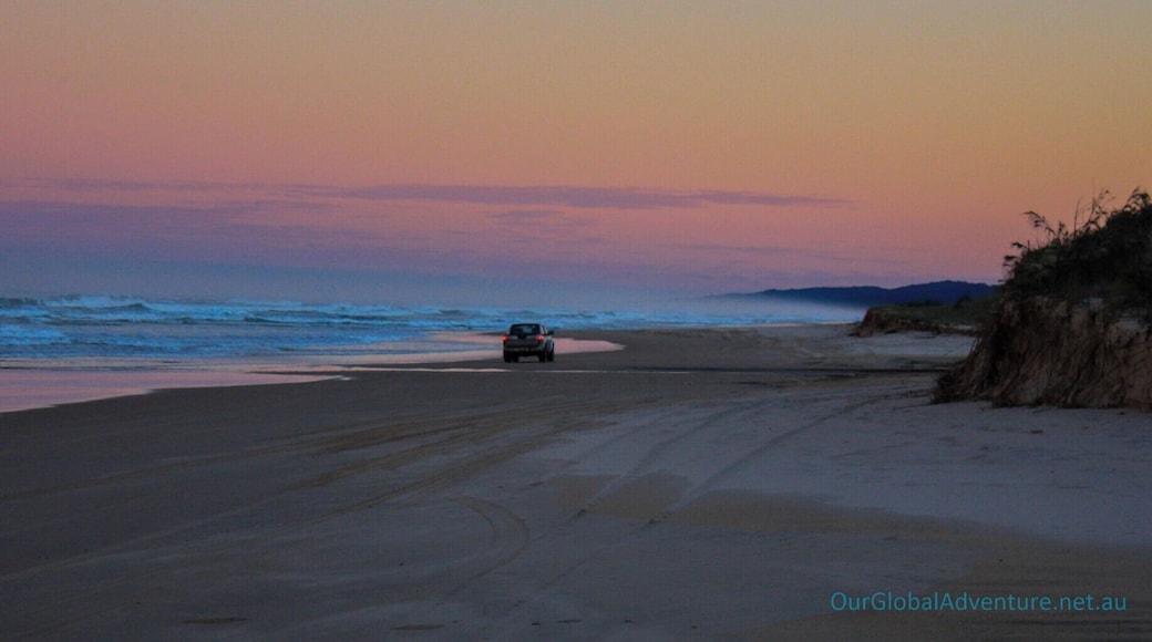 Fraser Islands eastern coast. The #beach highway. Amazing #WeekendGetaway camping destination. Outstanding natural beauty on the worlds largest sand island.
