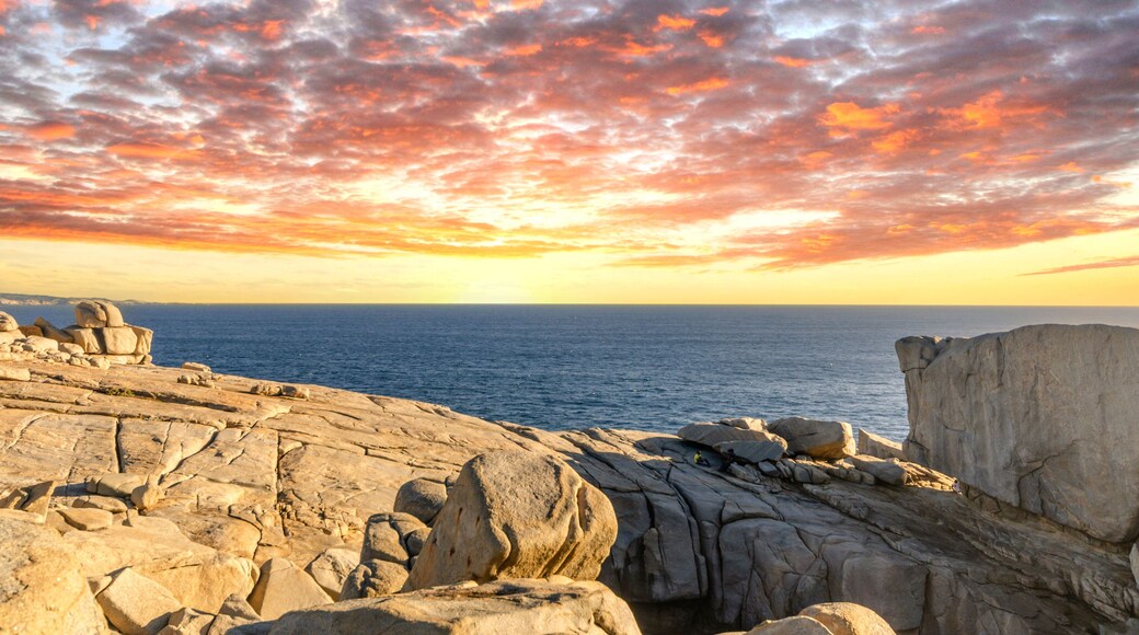Natural Bridge at sunset Torndirrup National Park Albany Western Australia WA