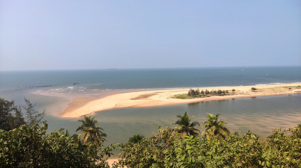 Shiroda beach in Maharashtra, India - view from Redi fort