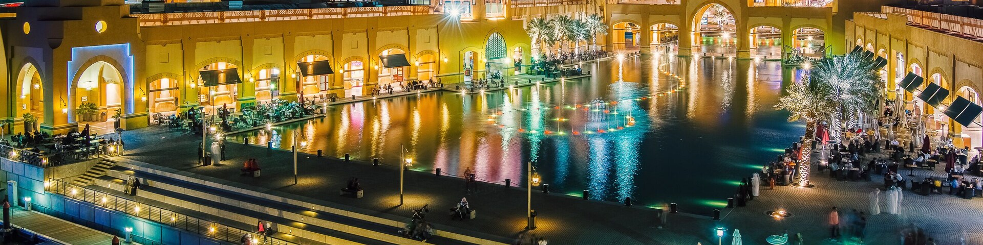 night view of the city
