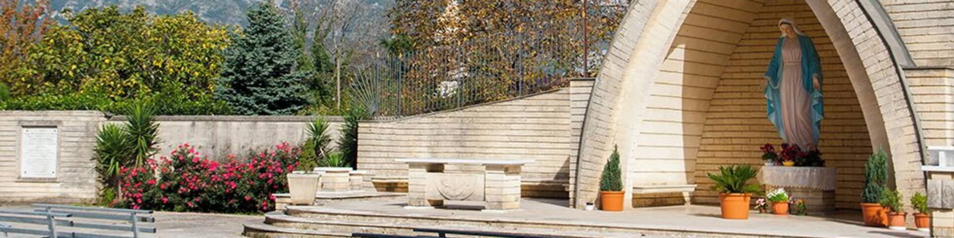 Oasi della Pace, situata nel giardino del Convento della SS. Concezione di Airola.