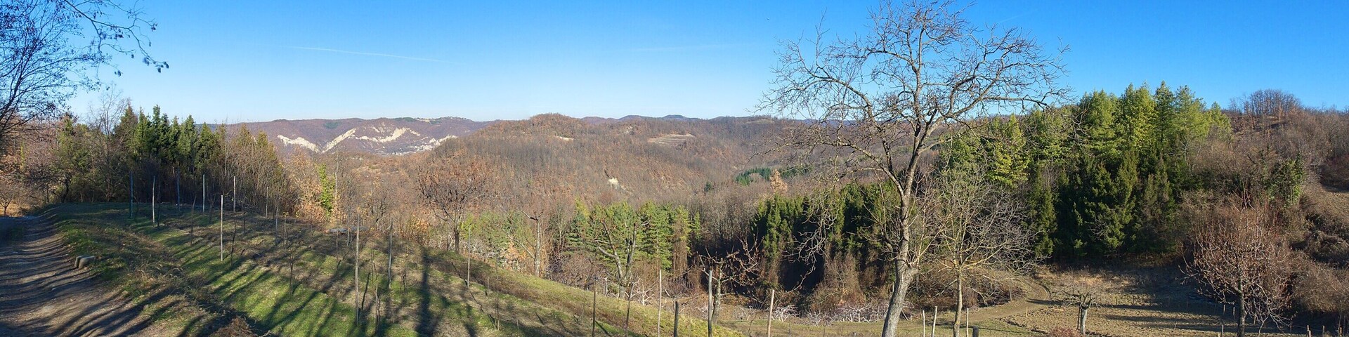 Panorama verso la Valle Staffora