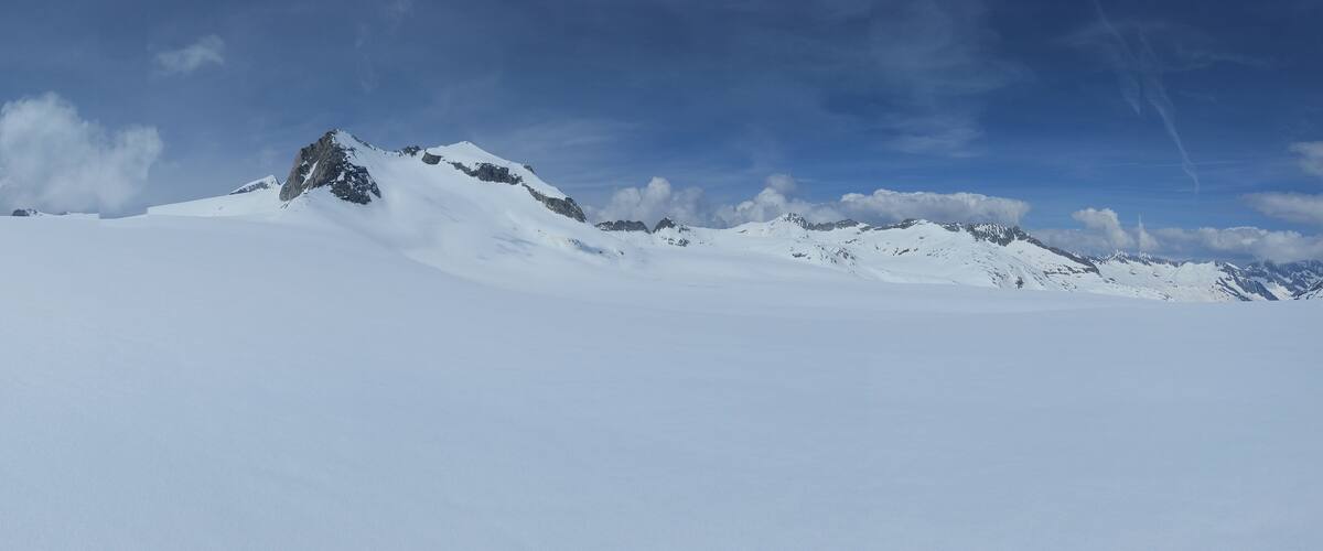 Panorama Pian di Neve verso il Corno Bianco