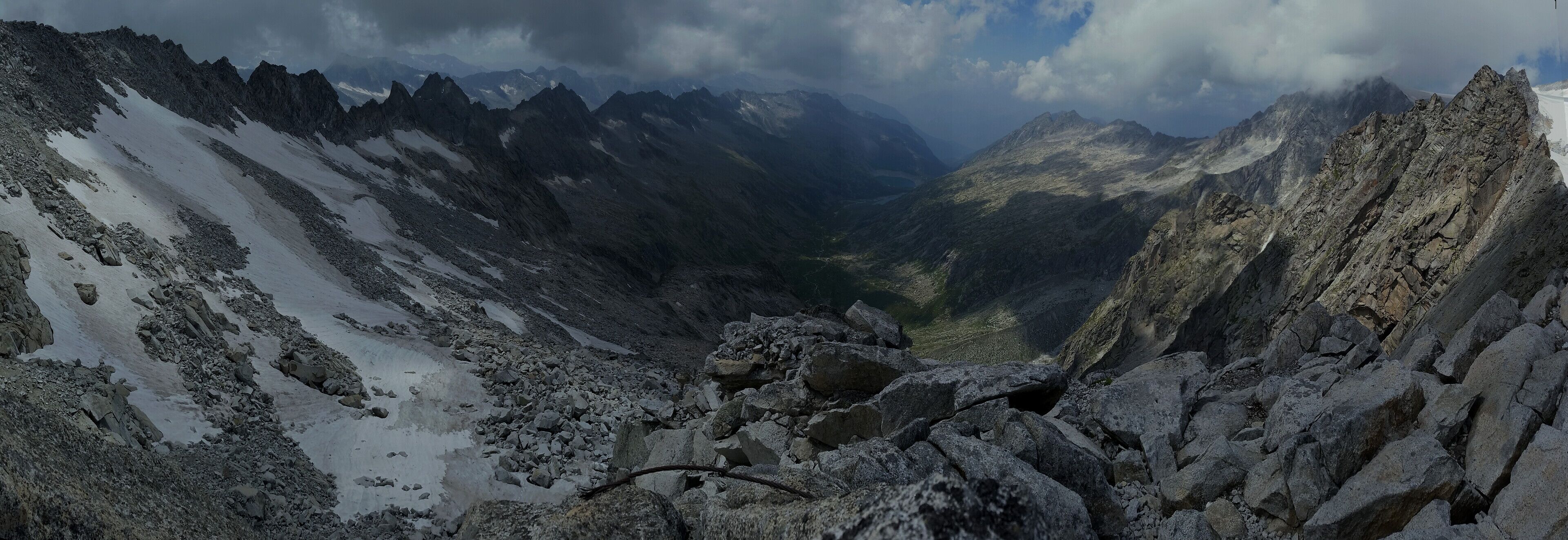 Panorama Val Salarno dal biv. Giannantonj
