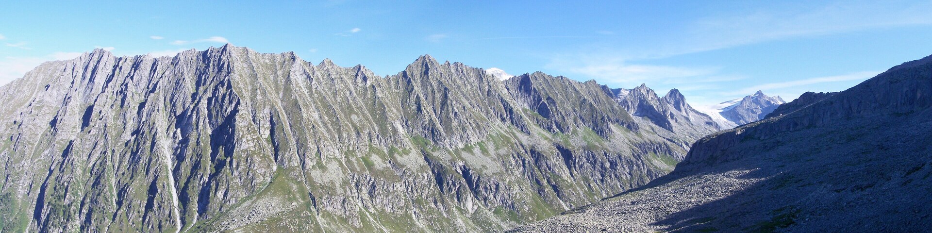 Panorama dalla ferrata del Corno di Grevo
