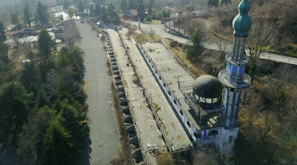 Abandoned resort town in northern Italy.