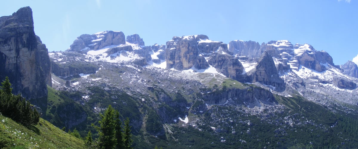 Panoramica GrostĂš - Dolomiti di Brenta