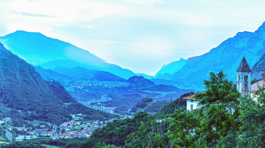 Ciago village, Vallelaghi, Trento province, Trentino Alto-Adige, Italy