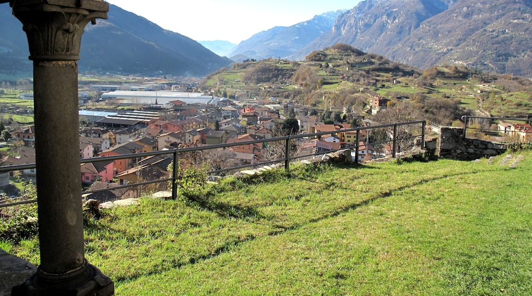 South view from Colle di San Lorenzo in Berzo Inferiore (Brescia - Italy)