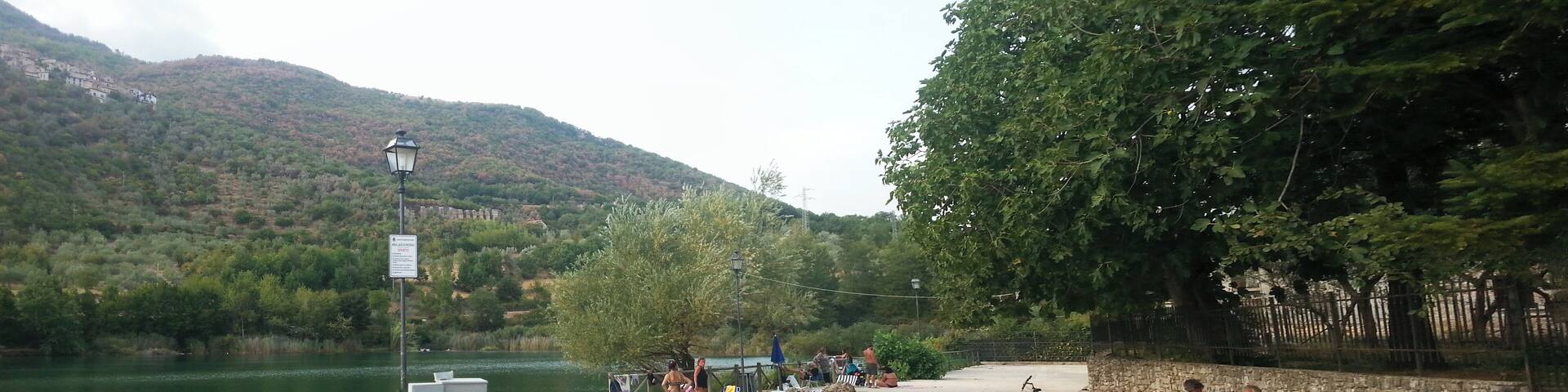 Lake of Paterno or Lake of Cutilia - province of Rieti, central Italy