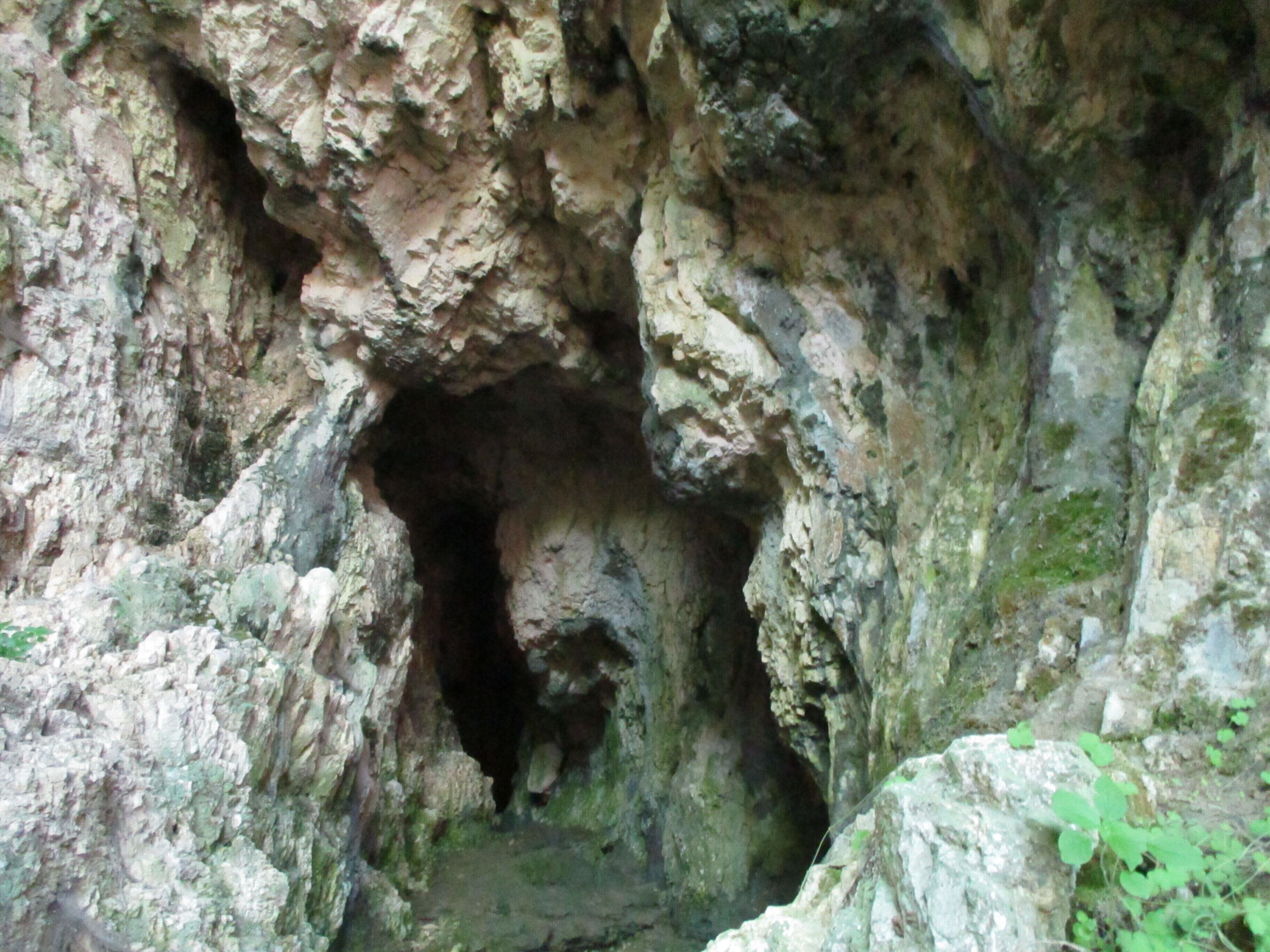 Ingresso della grotta La Punta