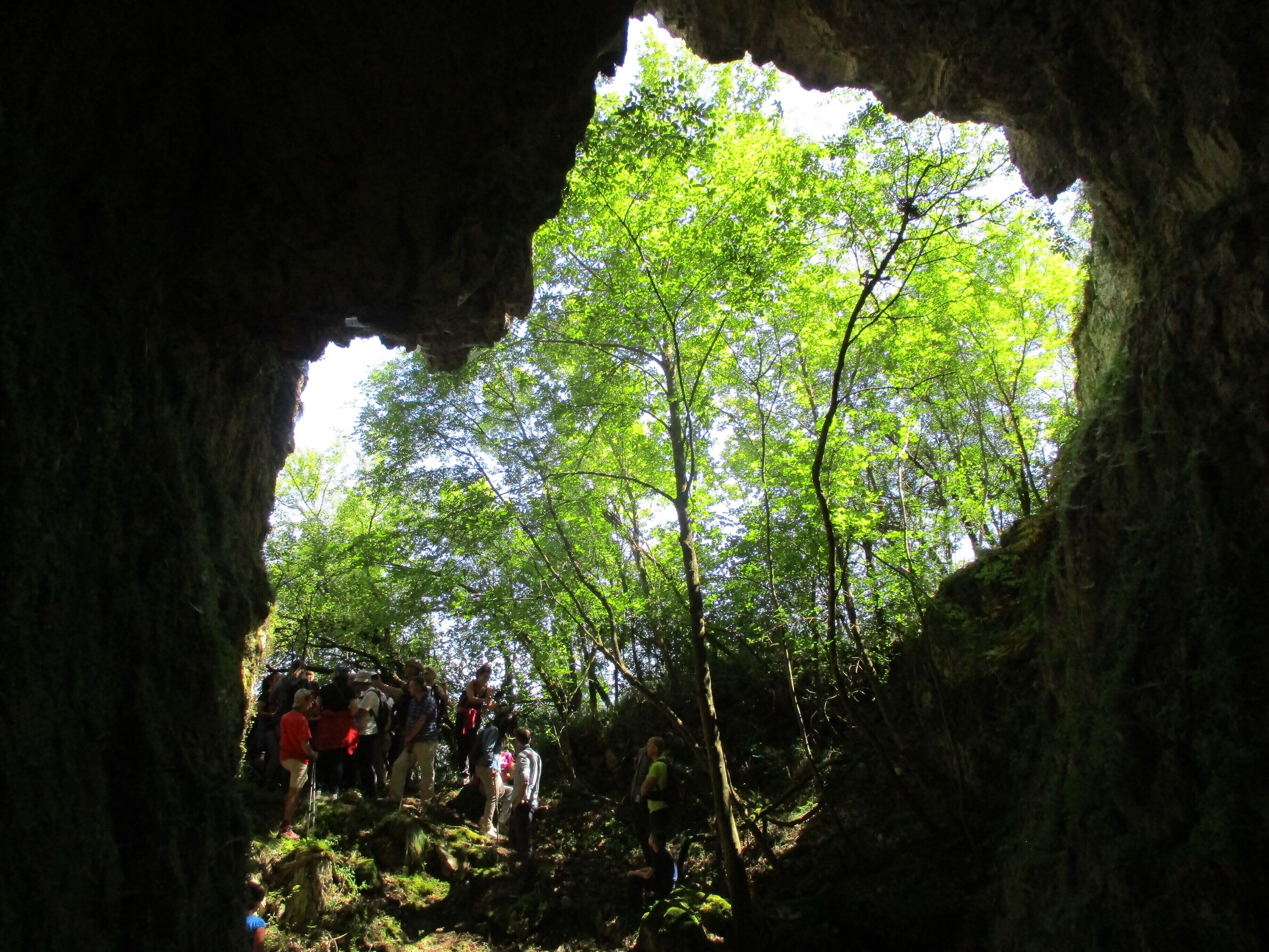 Ingresso della grotta La Punta