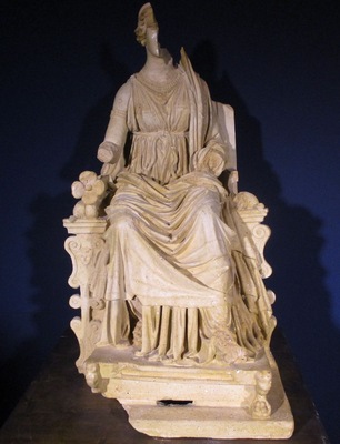 Supposta statua della dea Angizia