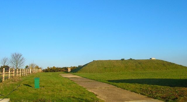Bullock Down Reservoir Covered reservoir on The Lookout.