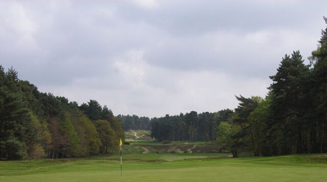 Sunningdale Golf Club. Rights of way cross the golf course, to the annoyance, it seems, of some members.