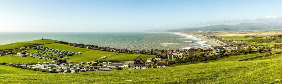 Panorama of Borth