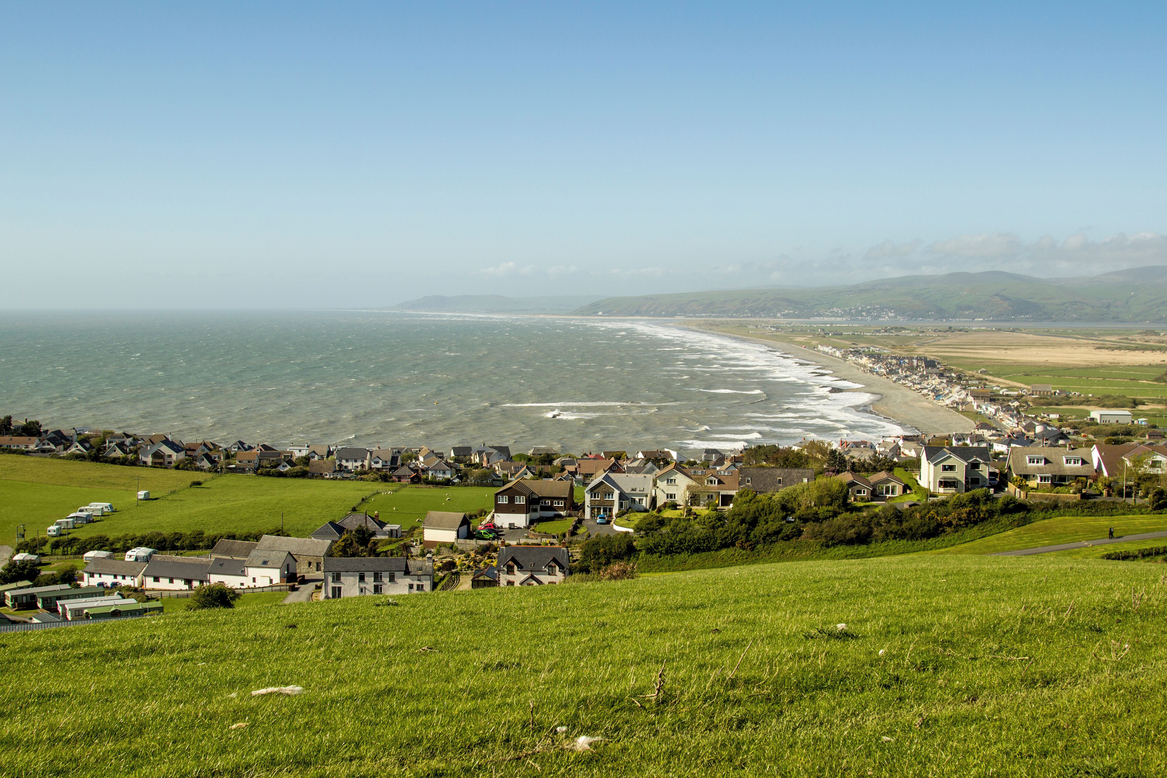 Borth from above