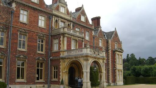 Entrance to Sandringham House