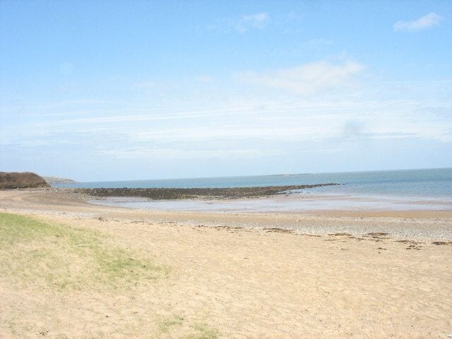 The beach at Porth-y-mor