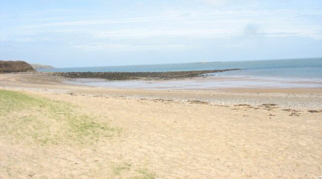 The beach at Porth-y-mor