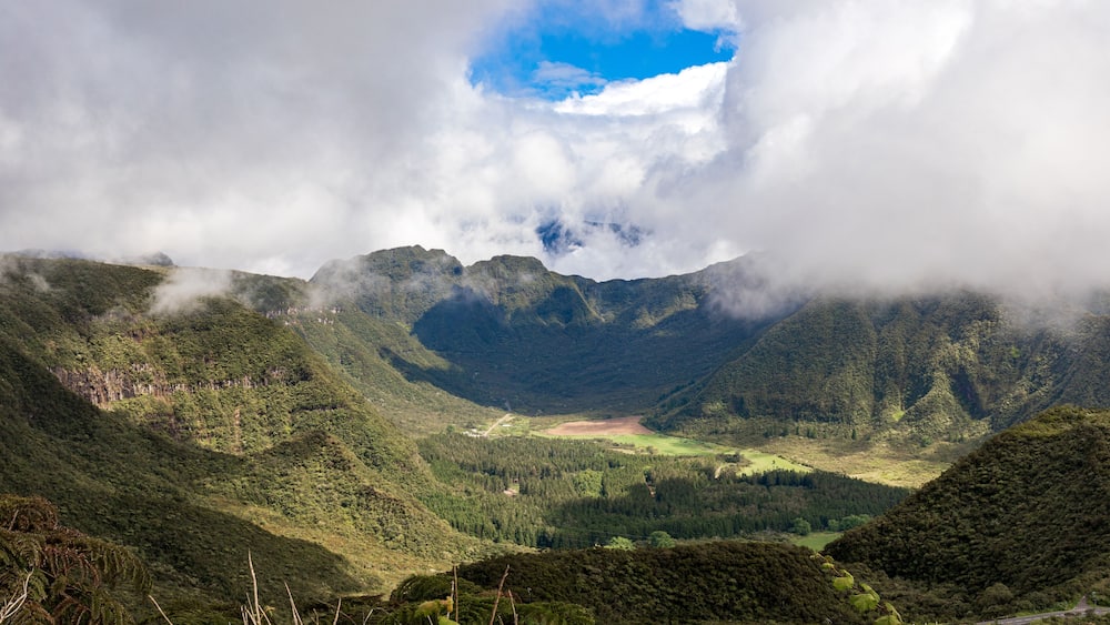 La Plaine-des-Palmistes, Reunion Island - The small plain on the way to Bebour pass