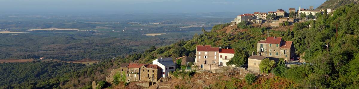 Canale-di-Verde village in Corsica mountain