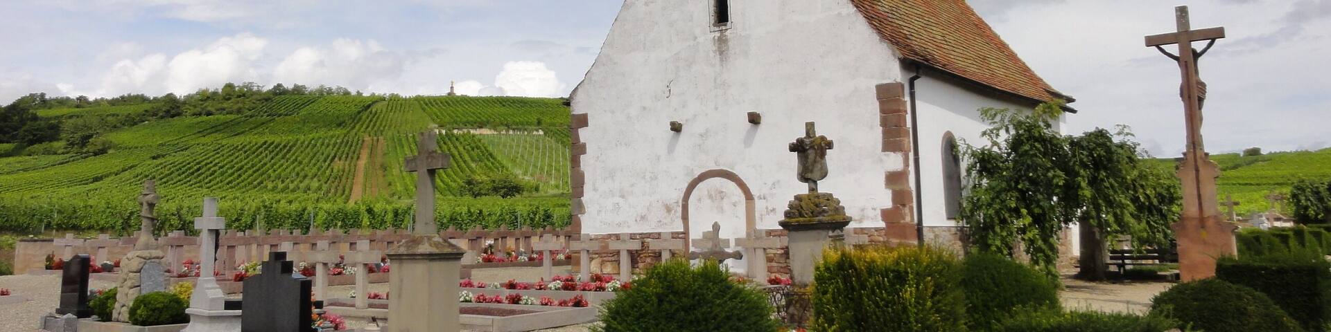 Alsace, Bas-Rhin, Wolxheim, Chapelle Saint-Denis.