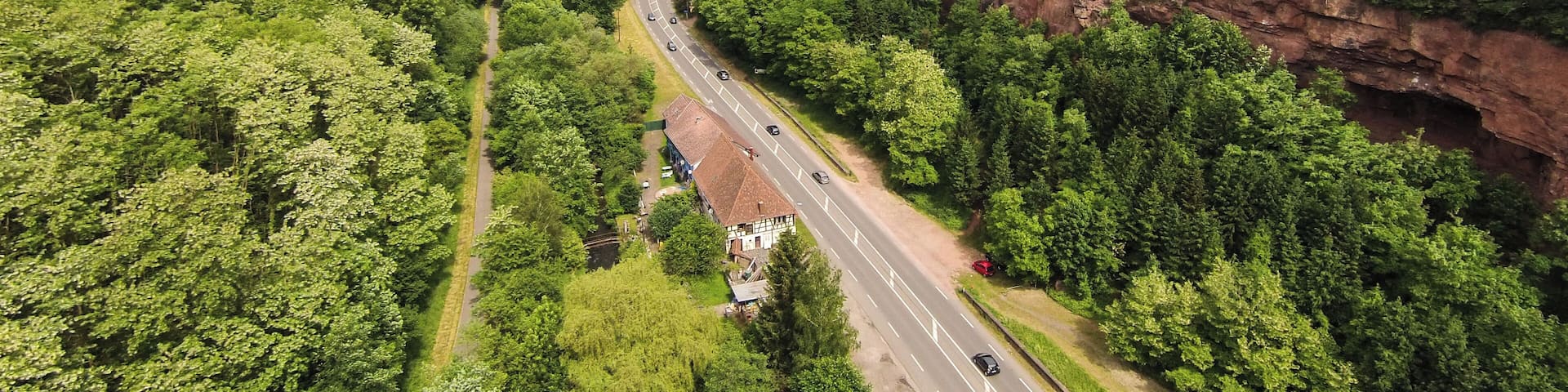 Vue de la falaise , photo réalisée avec un Drone DJI Phantom 2 vision +