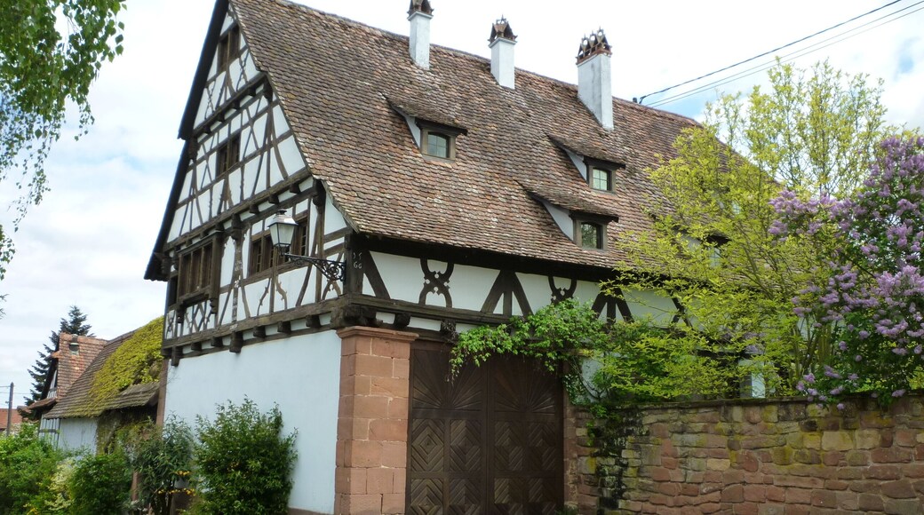 This building is indexed in the Base Mérimée, a database of architectural heritage maintained by the French Ministry of Culture, under the reference PA67000034 .