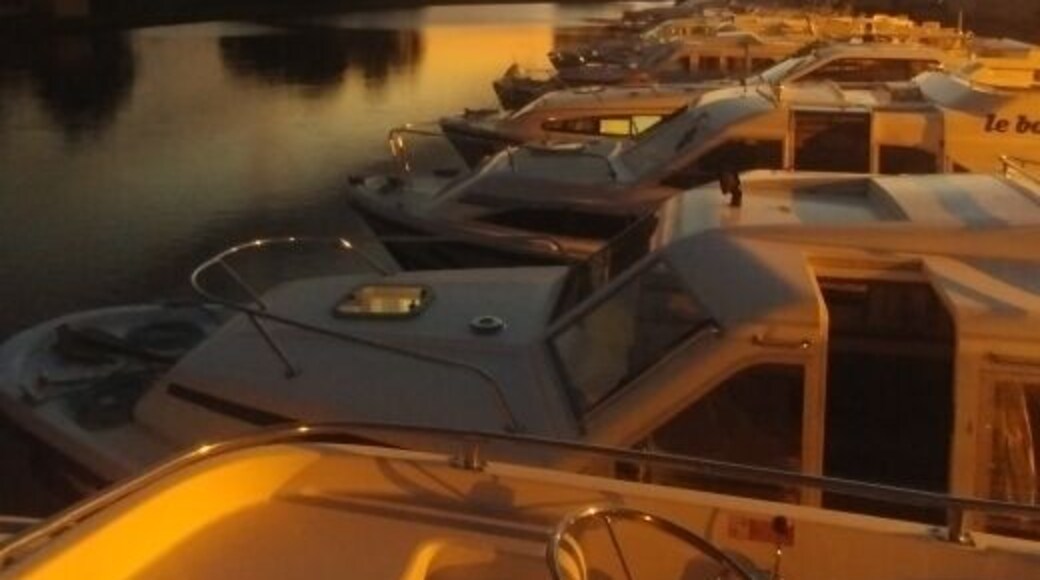 Sunset in the marina