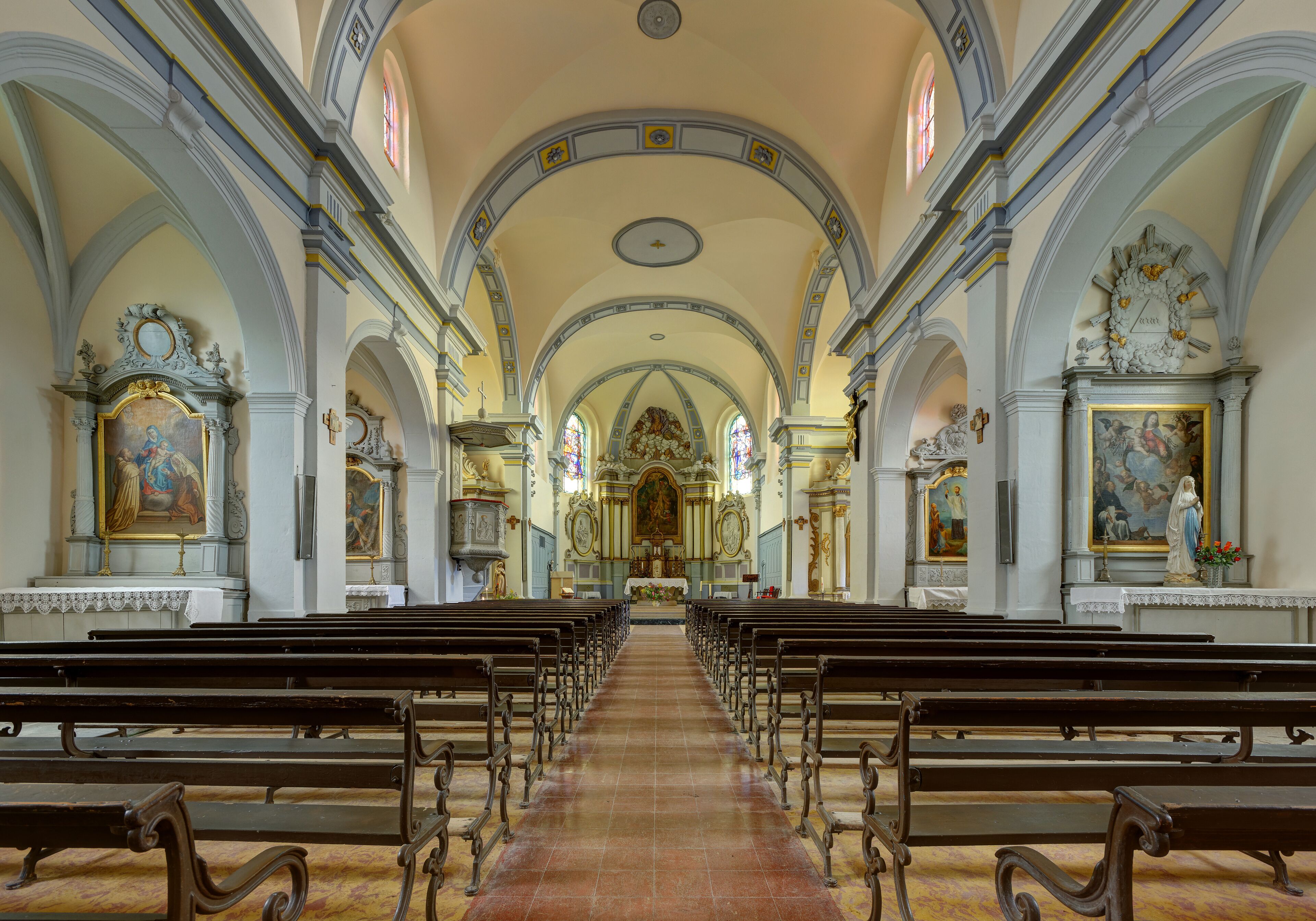 This file was uploaded with Commonist. Église de Granges-la-Ville (HDR).