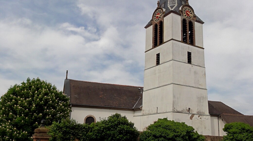 Alsace, Bas-Rhin, Achenheim, Église Saint-Georges (IA67007105).