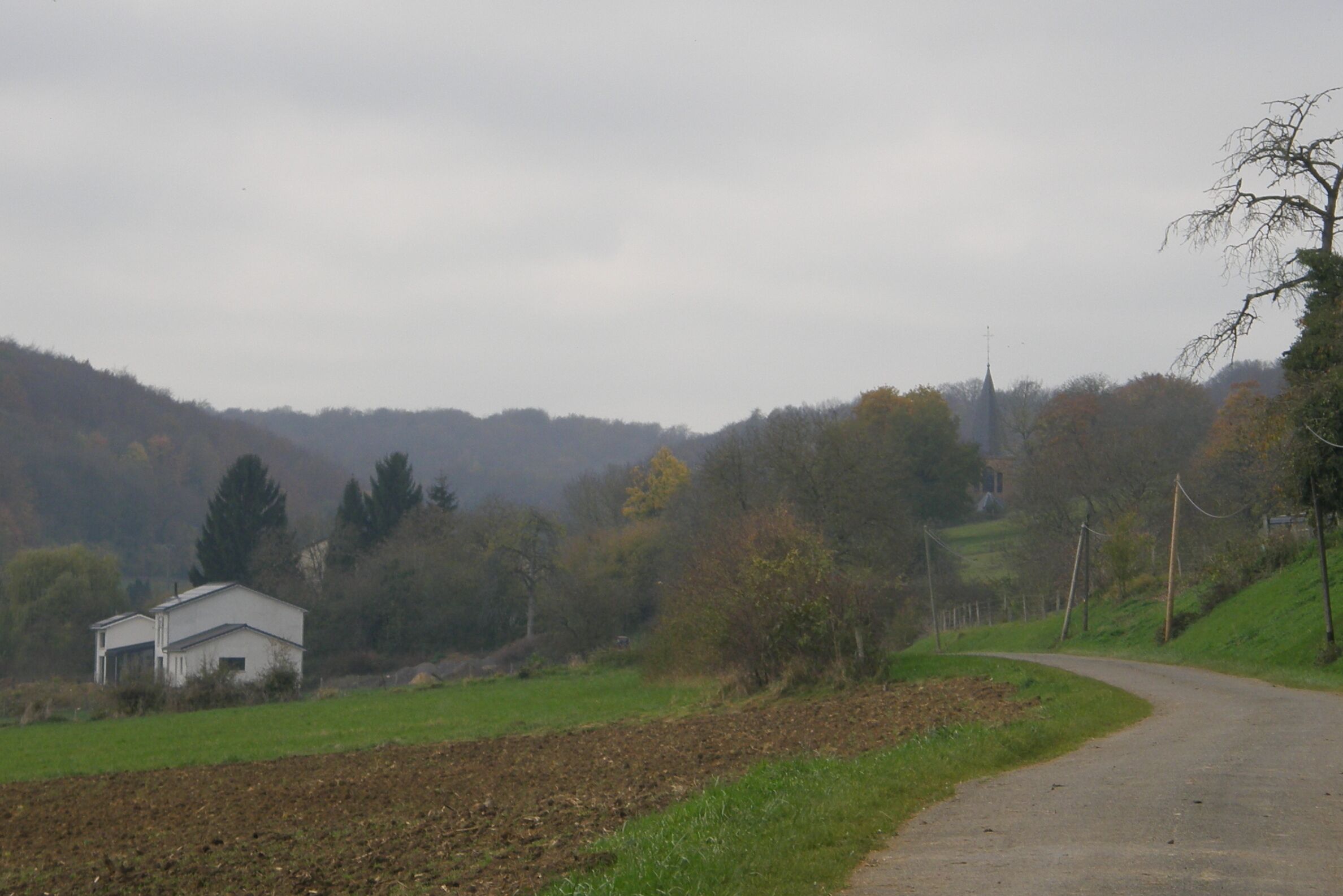 Entrée du village de Réville-aux-Bois (Meuse)