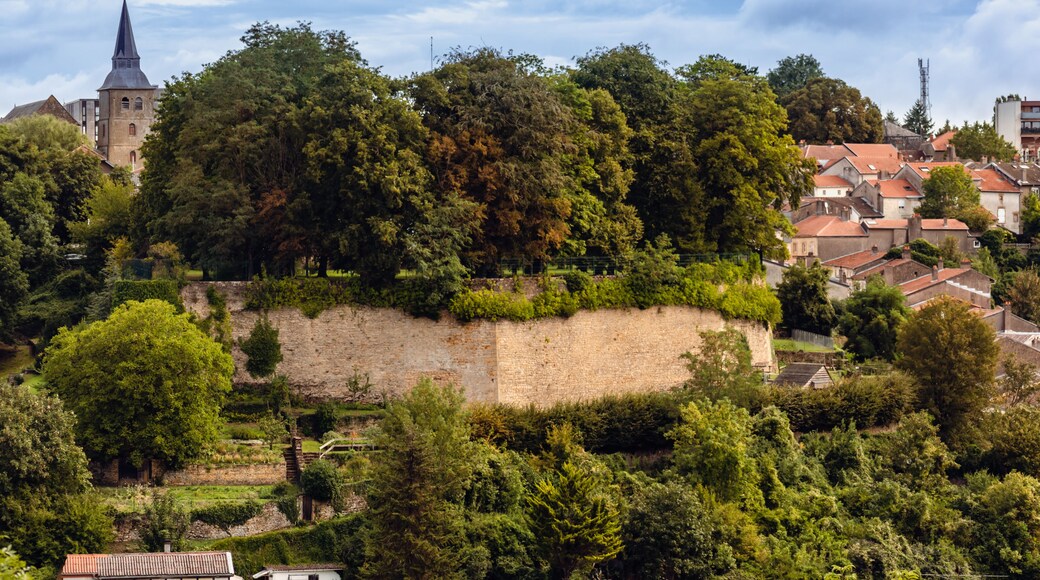 Val de Briey, Meurthe-et-Moselle, panoramic view of the ramparts and the city