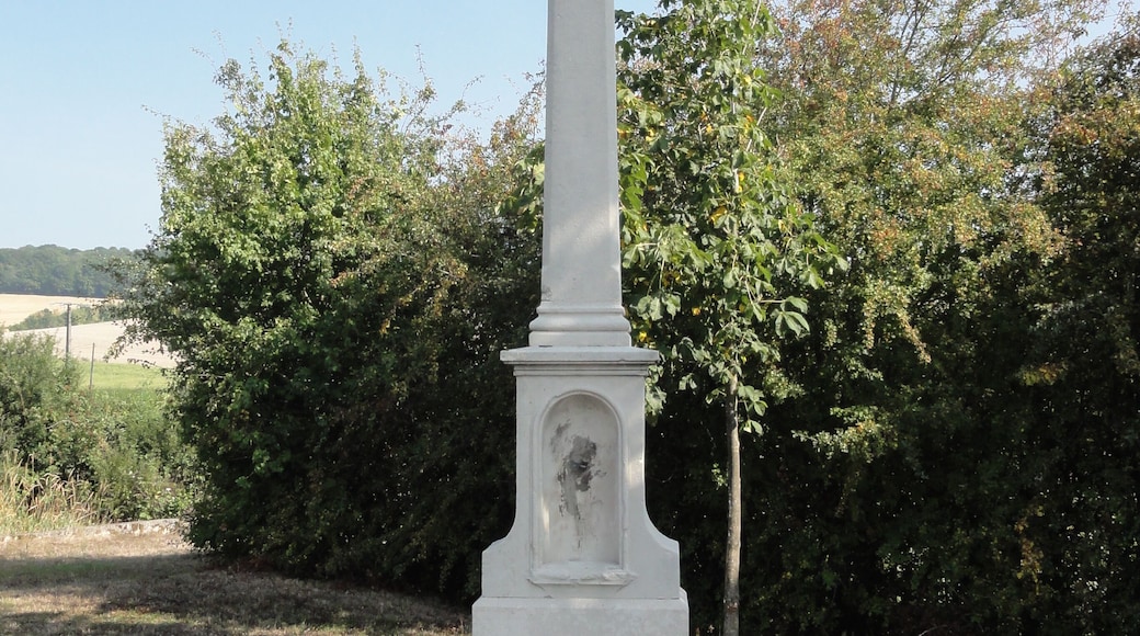 Récourt-le-Creux (Meuse) croix de chemin est