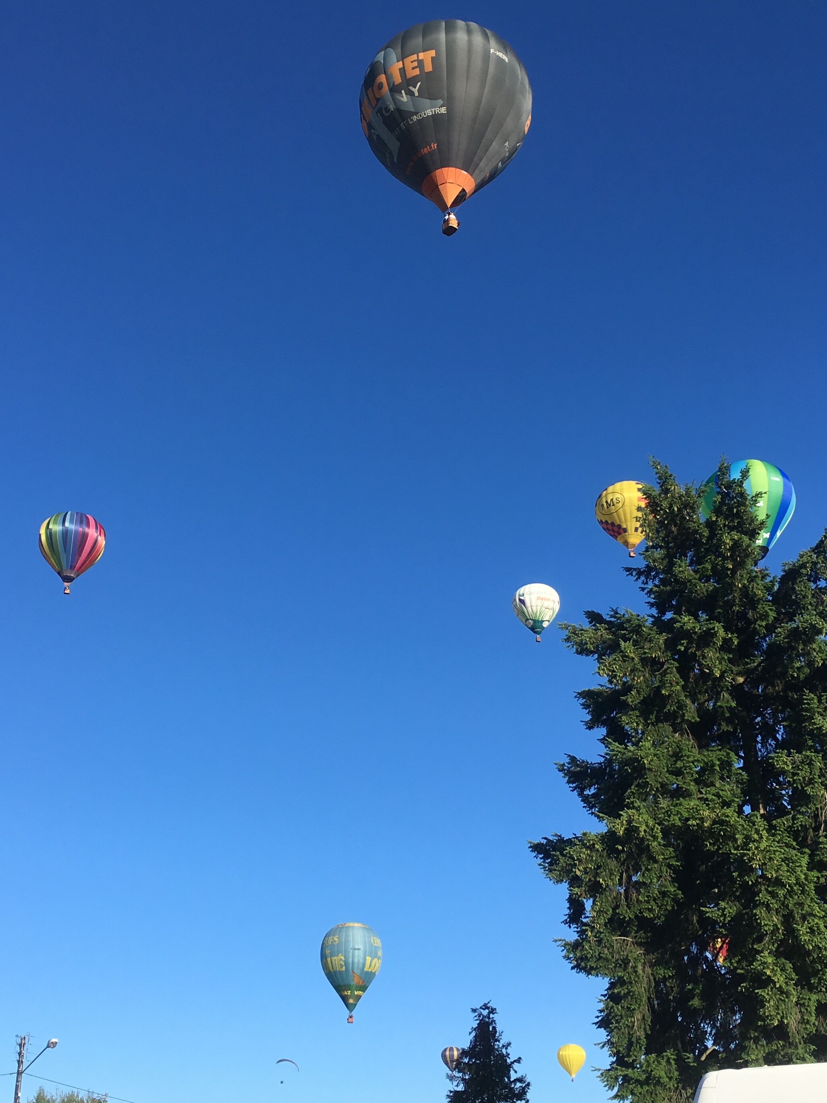 Mongolfiades organisées par l'ENSTIB à Epinal le 10 juin 2017