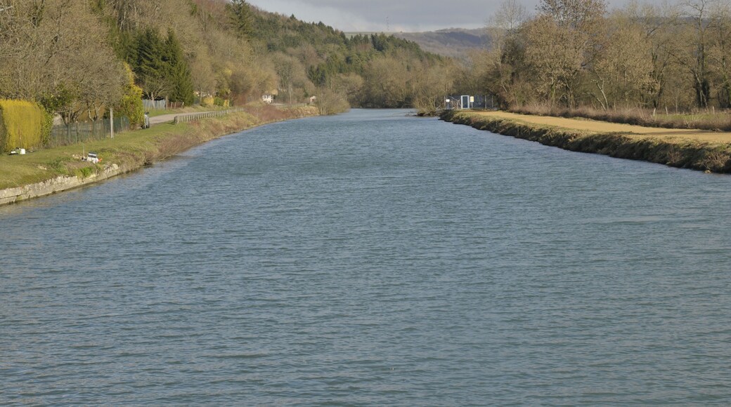 The river Meuse in Vilosnes-Haraumont
