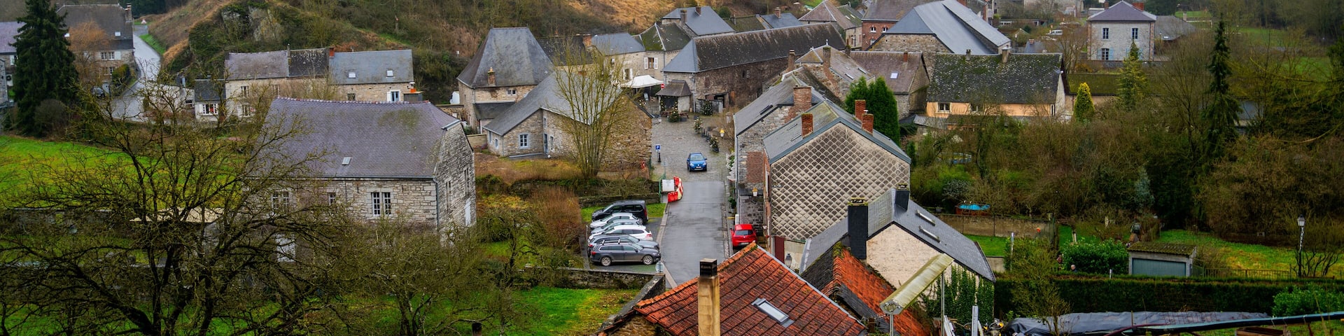Medieval village of Hierges in French Ardennes