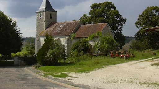 Sainte-Colombe's church in Rizaucourt-Buchey (Haute-Marne, Champagne-Ardenne, France).