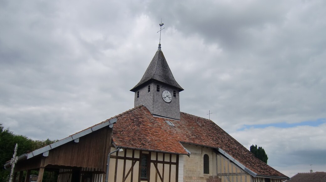 Eglise de Pars-lÚs-Chavanges (Aube - Champagne - France) édifice à pans de bois de la région du Der
